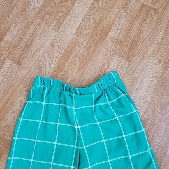 Maison Jules Windowpane Check Crop Capri Pants - Picture 6 of 12